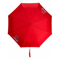 Moschino Guarda-chuva com estampa Teddy - Vermelho