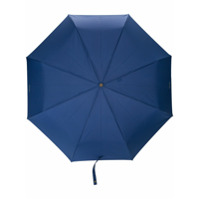 Moschino Guarda-chuva com risca de giz - Azul