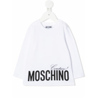 Moschino Kids Blusa com estampa Moschino Couture! - Branco