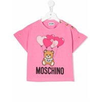 Moschino Kids Camiseta ballon teddy bear - Rosa