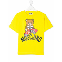 Moschino Kids Camiseta com estampa - Amarelo