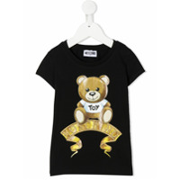 Moschino Kids Camiseta com estampa Teddy Bear - Preto