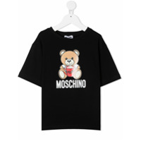 Moschino Kids Camiseta com estampa Teddy Bear - Preto
