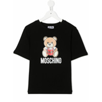 Moschino Kids Camiseta com estampa Teddy Bear - Preto