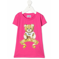 Moschino Kids Camiseta com estampa Teddy Bear - Rosa
