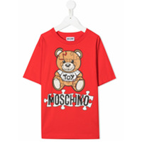 Moschino Kids Camiseta com estampa Teddy Bear - Vermelho