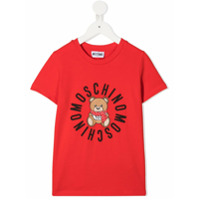 Moschino Kids Camiseta com estampa Teddy Bear - Vermelho