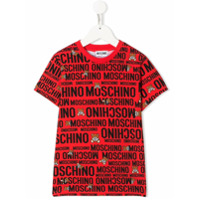 Moschino Kids Camiseta com estampa - Vermelho