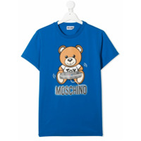 Moschino Kids Camiseta Gamer Teddy Bear - Azul