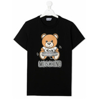 Moschino Kids Camiseta Gamer Teddy Bear - Preto