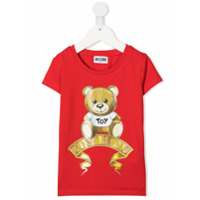 Moschino Kids Camiseta mangas curtas Teddy Bear - Vermelho