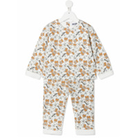 Moschino Kids Conjunto esportivo com estampa Teddy Bear - Branco