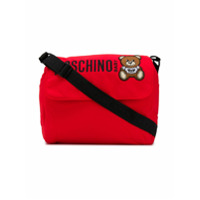Moschino Kids logo teddy changing bag - Vermelho