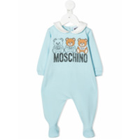 Moschino Kids MacacÃ£o de bebÃª com estampa de logo - Azul