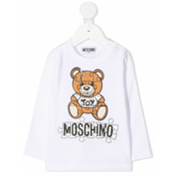 Moschino Kids Moletom com estampa Teddy Bear - Branco