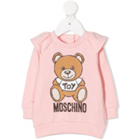 Moschino Kids Moletom com estampa Teddy Bear - Rosa