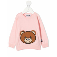 Moschino Kids Moletom com estampa Teddy Bear - Rosa