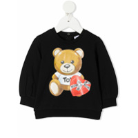 Moschino Kids Moletom com estampa Teddy Toy - Preto