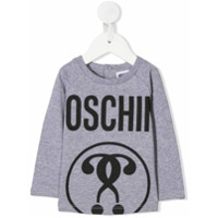 Moschino Kids Moletom mangas longas com logo - 60901 GRIGIO