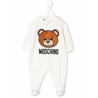 Moschino Kids Pijama com aplicação com contas - Branco