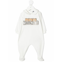 Moschino Kids Pijama com estampa Teddy Bear - Branco
