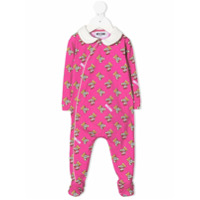 Moschino Kids Pijama com estampa Teddy Bear - Rosa