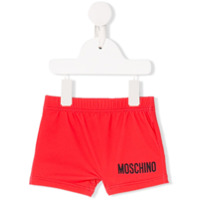 Moschino Kids Short de natação Teddy Bear - Vermelho