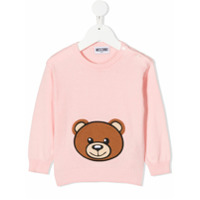 Moschino Kids Suéter com estampa Teddy Bear - Rosa