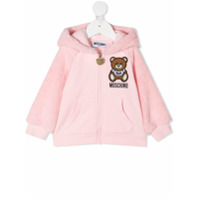 Moschino Kids Teddy Bear fleece hoodie - Rosa