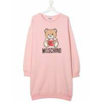 Moschino Kids TEEN Teddy Bear sweater dress - Rosa