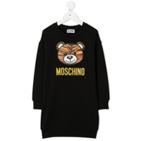 Moschino Kids Vestido esportivo Teddy Bear - Preto