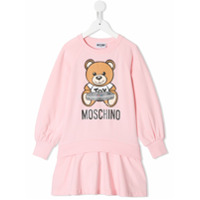 Moschino Kids Vestido esportivo Teddy Bear - Rosa