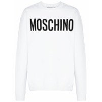 Moschino Moletom com estampa de logo - Branco