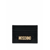 Moschino Porta-cartões com logo Diame - Preto