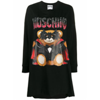 Moschino Vestido com estampa Dracula Bear - Preto