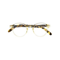 Moscot Armação de óculos redonda Miltzen - Amarelo