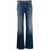 Mother Calça jeans flare cintura média - Azul