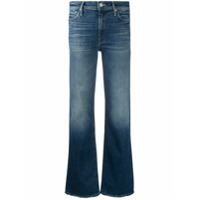 Mother Calça jeans reta Kick com cintura alta - Azul