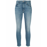 Mother The High Waisted Looker Ankle jeans - Azul