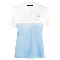 Mr & Mrs Italy Camisa polo color block com logo - Azul
