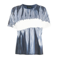 Mr & Mrs Italy Camiseta color block tie-dye - Azul