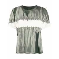 Mr & Mrs Italy Camiseta color block tie-dye - Verde