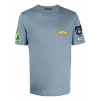Mr & Mrs Italy Camiseta com aplicação de patch - Azul