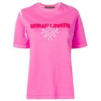 Mr & Mrs Italy Camiseta com estampa Urban Lovers - Rosa