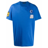 Mr & Mrs Italy Camiseta mangas curtas com patchwork - Azul