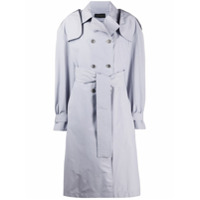 Mr & Mrs Italy Trench coat com abotoamento duplo - Cinza