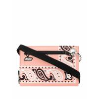 MSGM Bolsa carteiro com estampa paisley - Rosa