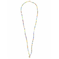 MSGM Colar com pingente de logo - Vermelho