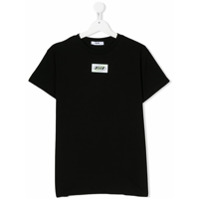 Msgm Kids Camiseta de algodão com estampa gráfica - Preto