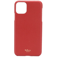 Mulberry Capa para iPhone 11Pro Max com logo - Vermelho
